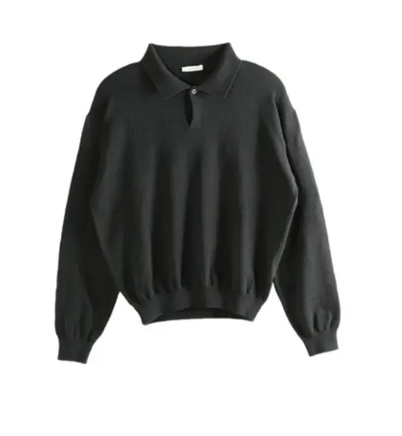 더로우 페이디드 폴로 니트웨어 사진